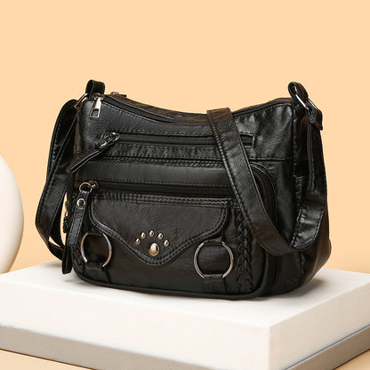 new mother bag pu soft leather advanced sense