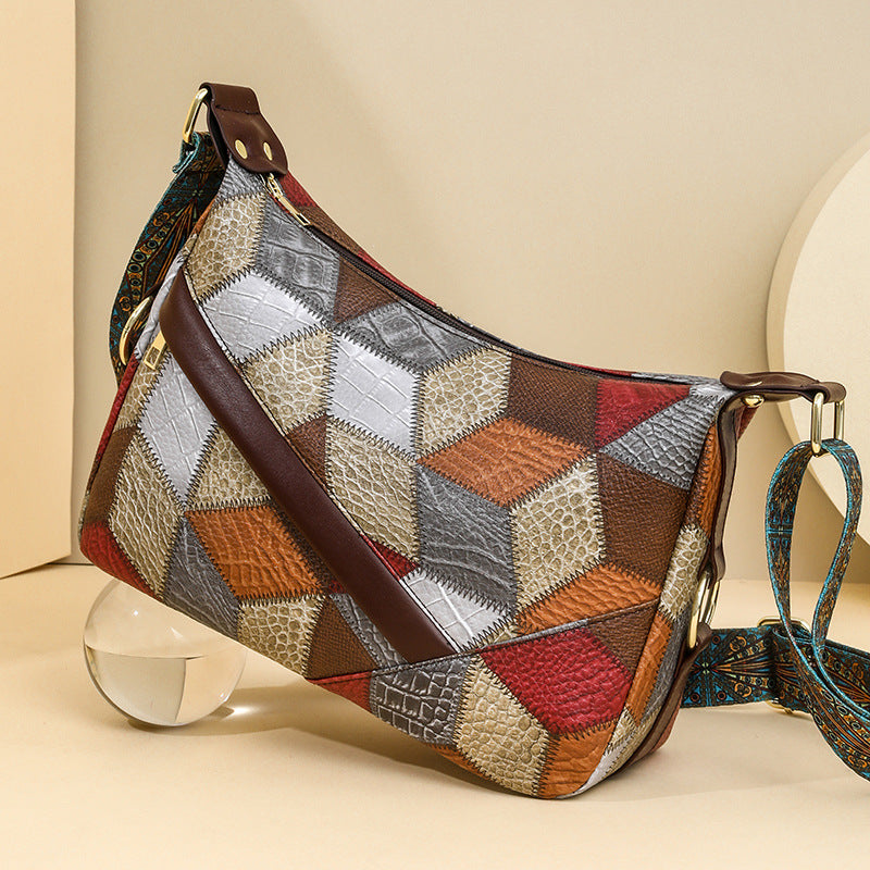 new soft leather cross body bag large capacity