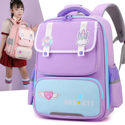 Children's Schoolbag British Style Lightweight And Wear-resistant
