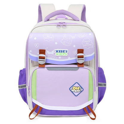 Schoolbag Burden Reduction Spine Protection Lightweight And Large Capacity Backpack