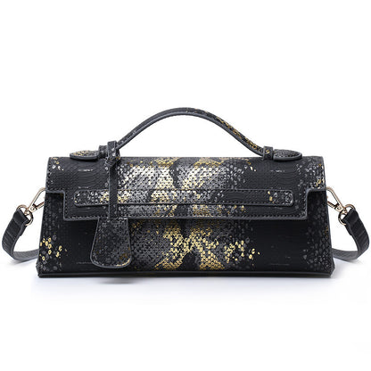 cute ostrich grain crossbody shoulder bag