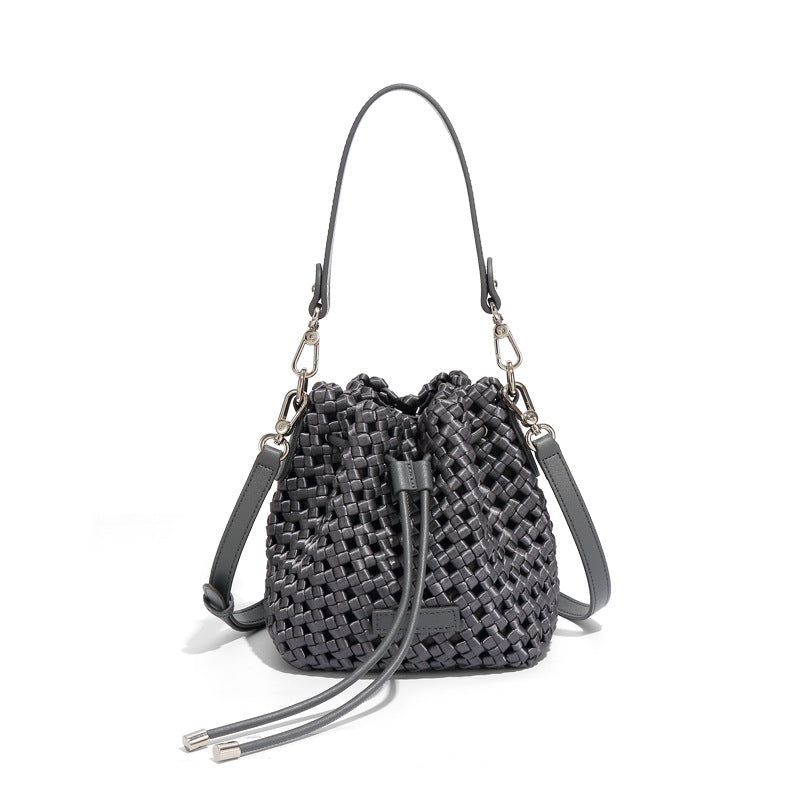 high grade windmill knot bucket bag hand woven
