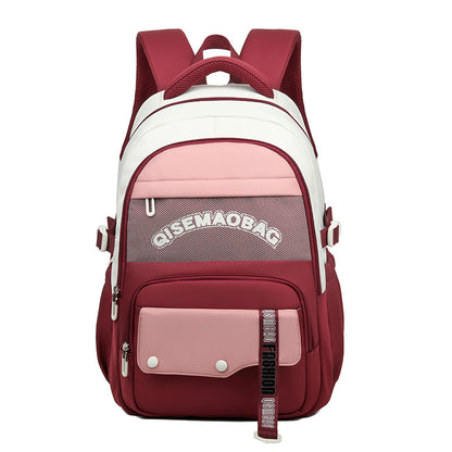 Fashion Color Contrast Leisure Travel Backpack