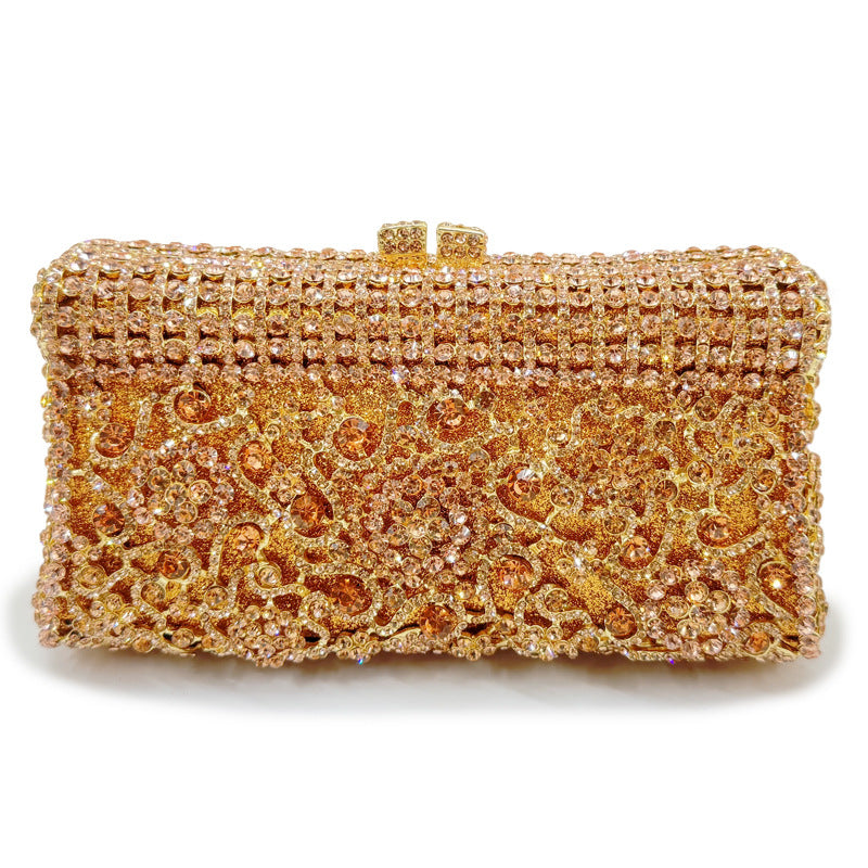 Handmade Spot Drill Dinner Bag Fashion Lady