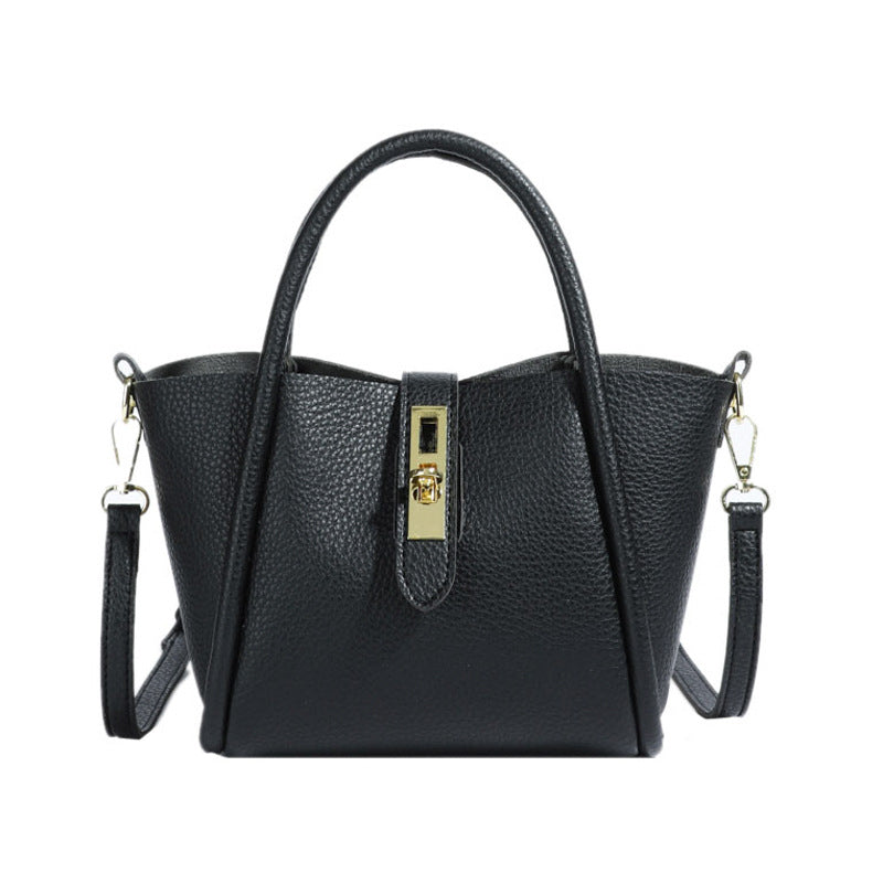 portable bucket shoulder crossbody underarm bag