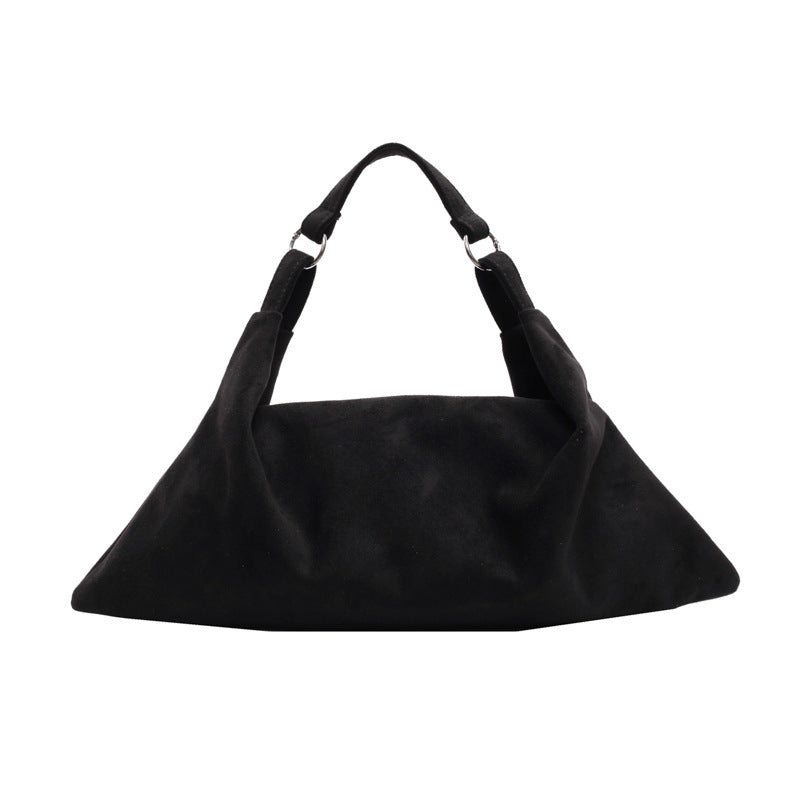 Pu Fabric Portable Shoulder Bag Versatile Simple Messenger Bag