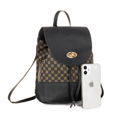 Trendy Backpack Simple Retro Korean Type