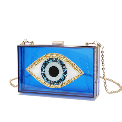 dinner eye acrylic womens handbag chain