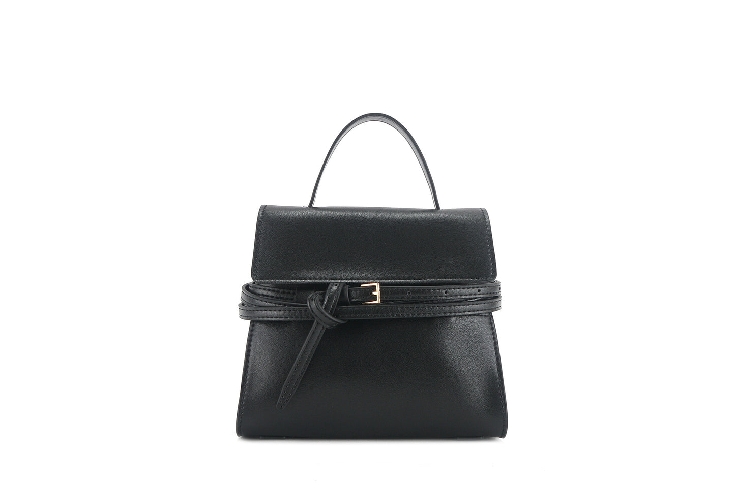 portable shoulder bag with buckle crossbody