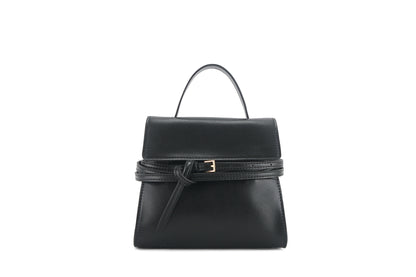 portable shoulder bag with buckle crossbody