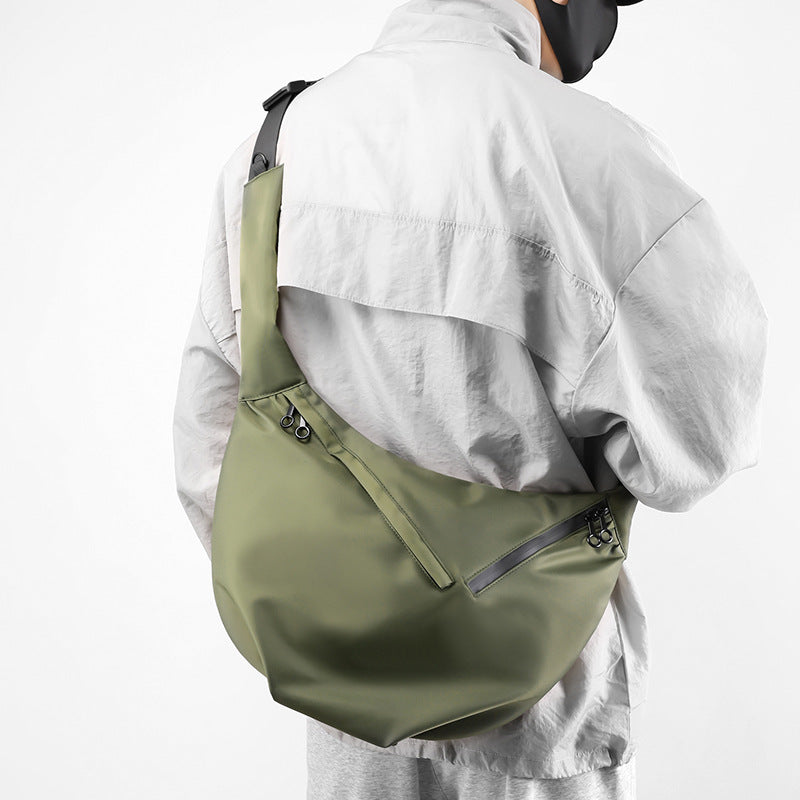 mens all match casual and lightweight large capacity japanese satchel