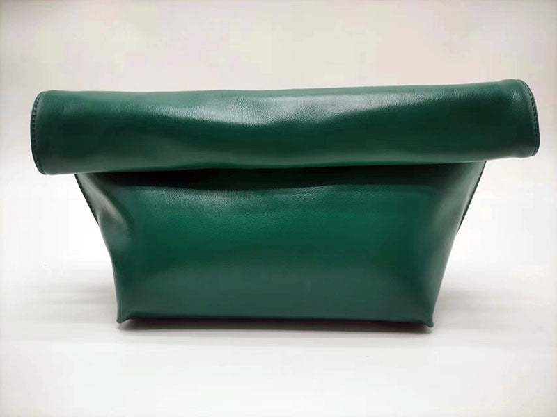 New Trendy Simple Curling Envelope Fashionable Elegant Clutch Bag For Women