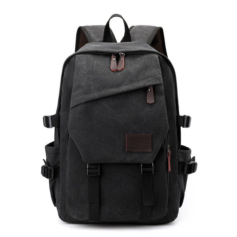 retro trendy large capacity student schoolbag