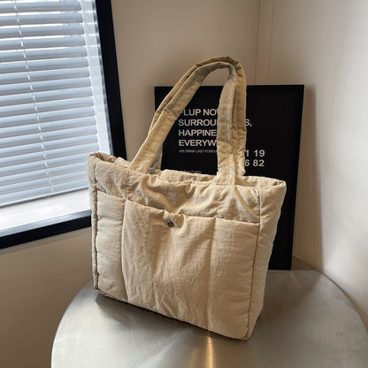 Korean Autumn And Winter Large Capacity Down Single-shoulder Bag