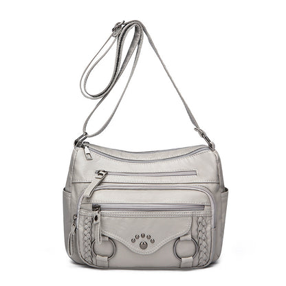 new mother bag pu soft leather advanced sense