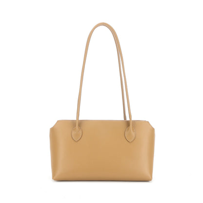 Leather Tote Large Capacity Underarm Bag Cowhide Handbag Women