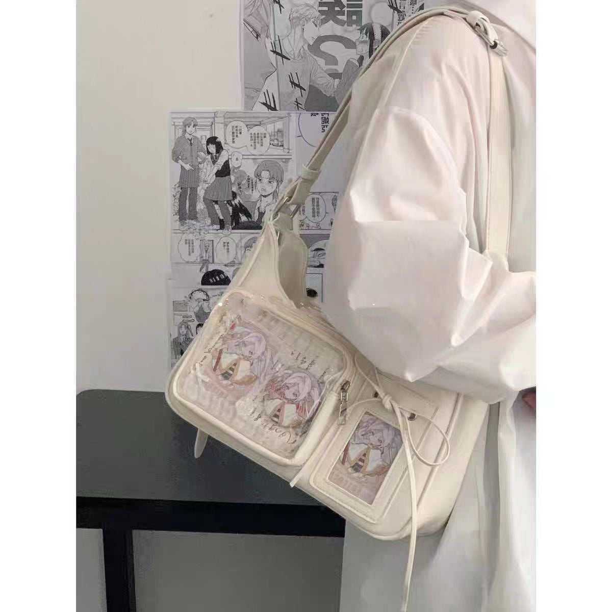 original homemade niche design snacks one shoulder crossboby bag