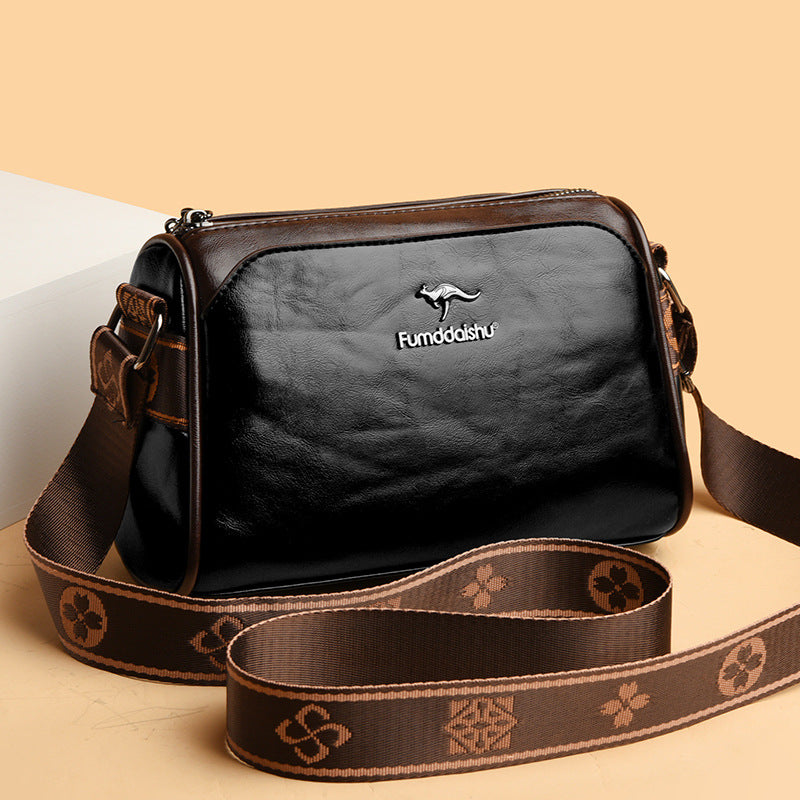 womens retro double sided pillow shoulder messenger bag