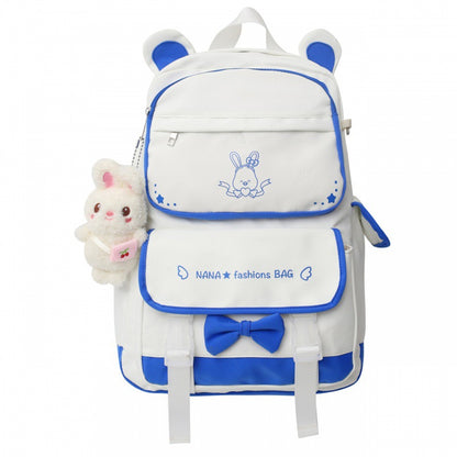 student fashion rabbit pendant casual backpack