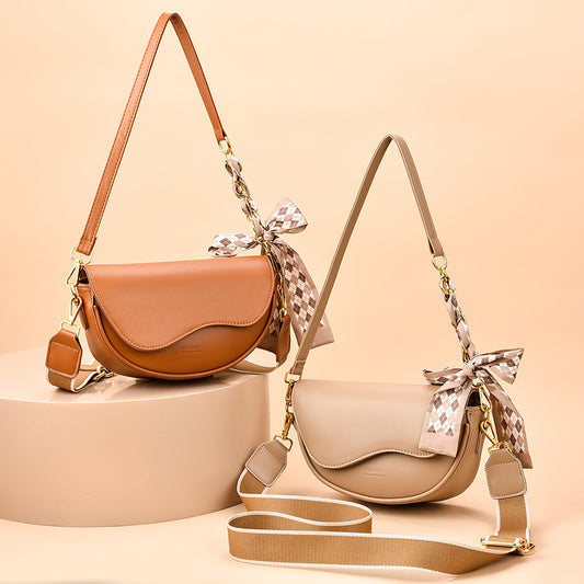 special interest light luxury fall winter fashion underarm saddle bag