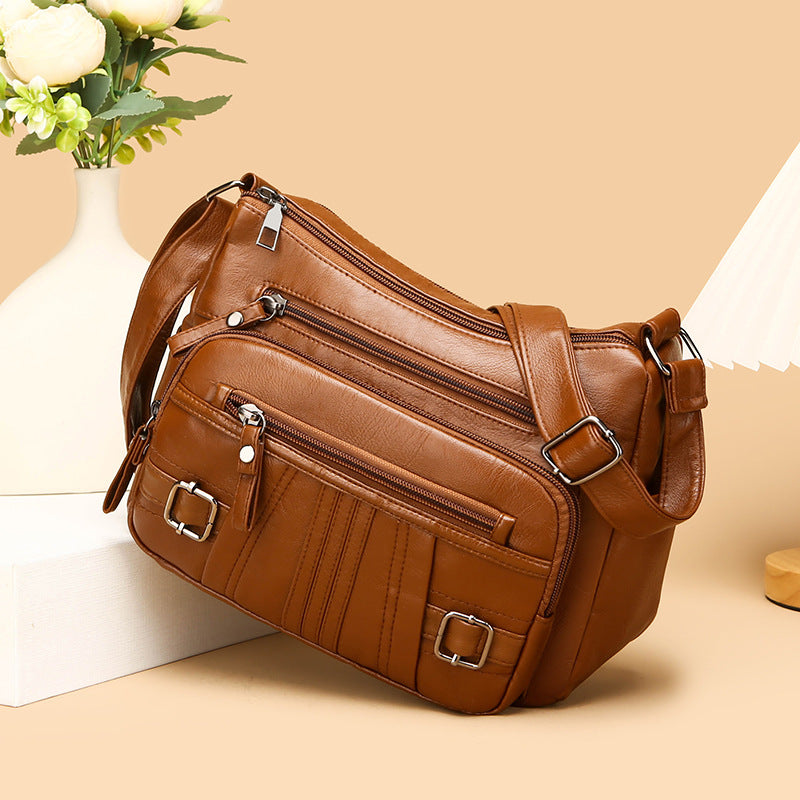 womens shoulder messenger bag versatile casual retro