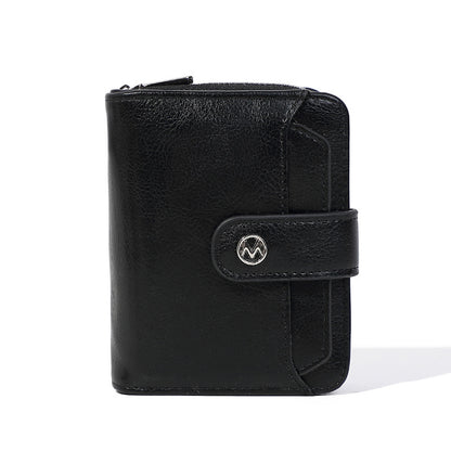 fashion clutch zipper hasp womens wallet