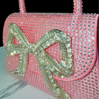 rhinestone banquet full diamond shoulder crossbody womens bag