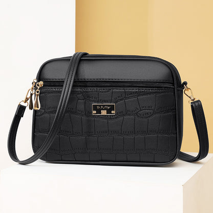 spring new simple high grade light luxury all match messenger bag