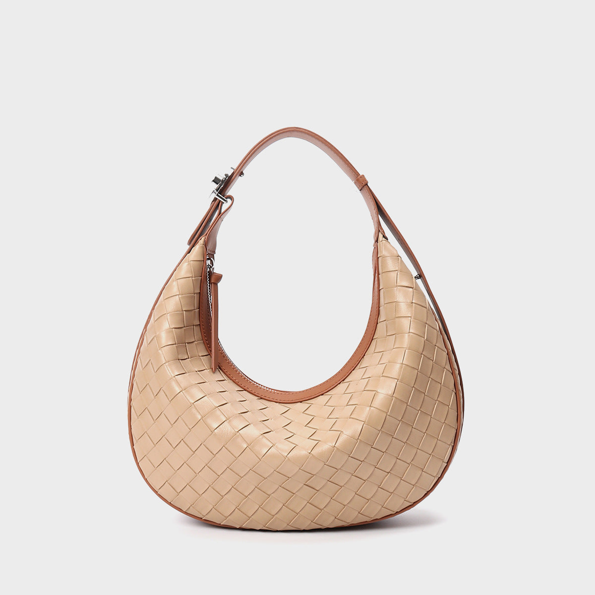 design niche genuine leather bag womens woven