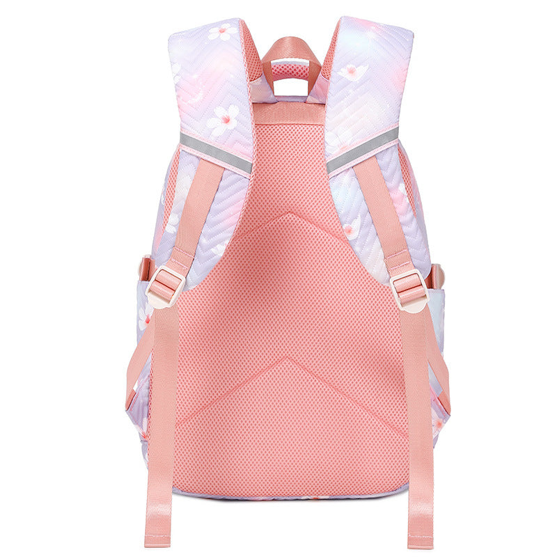 New Printed Schoolbag Three-piece Fashion Backpack