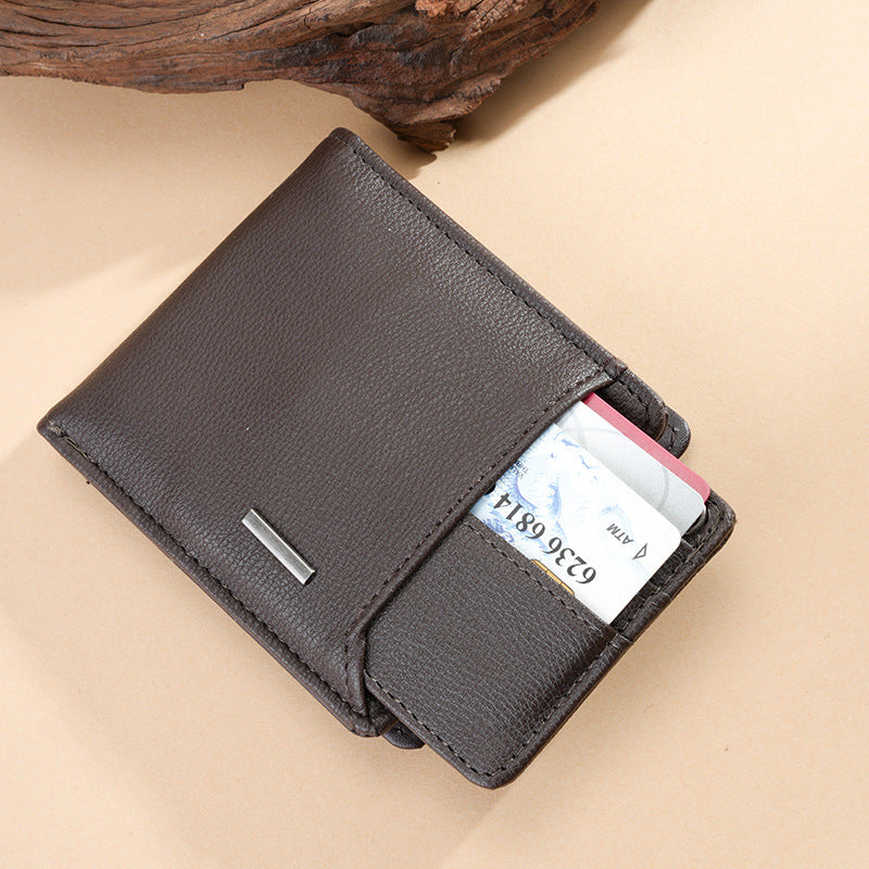 short wallet mens multi functional large capacity