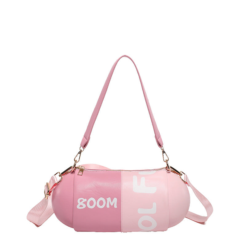 contrast color capsule shell womens bag crossbody