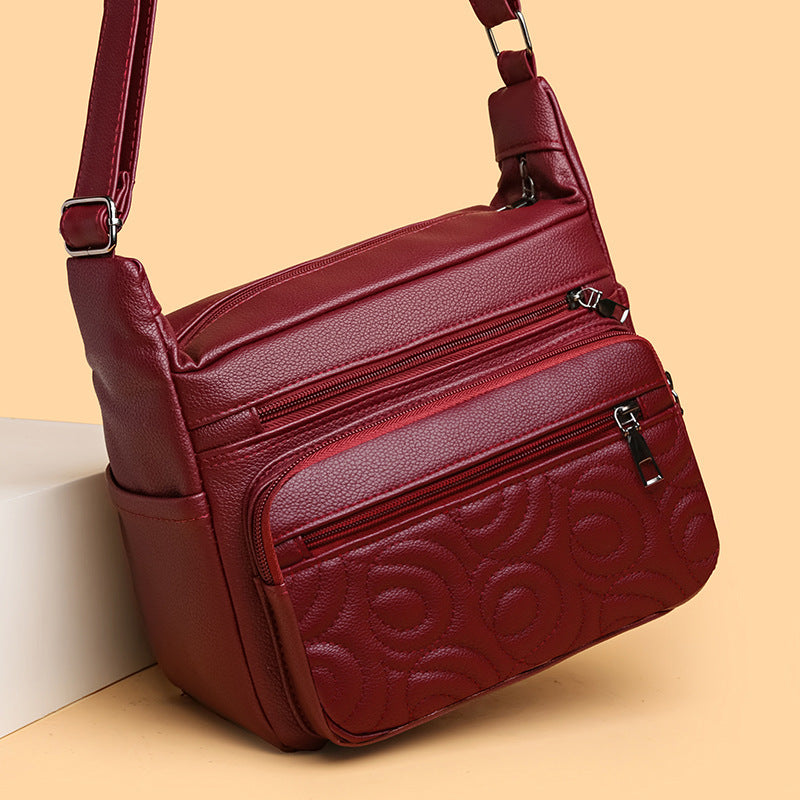 new high grade embossed casual fashion all matching shoulder messenger bag