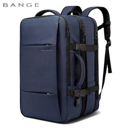 bange male college student computer backpack