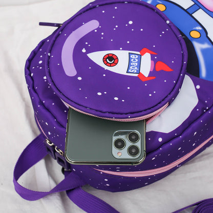 Anti-lost Children Backpack Hand Holding Rope Kindergarten Backpack