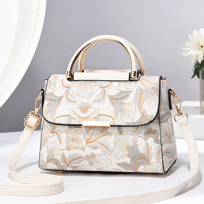 chinese style printed trendy womens shoulder messenger bag