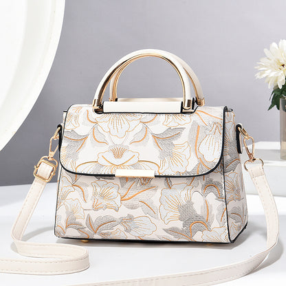 chinese style printed trendy womens shoulder messenger bag