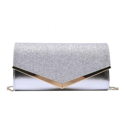 stitching dinner sequin crossbody evening gift bag