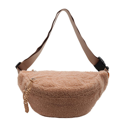 autumn and winter new plush crossbody bag large capacity