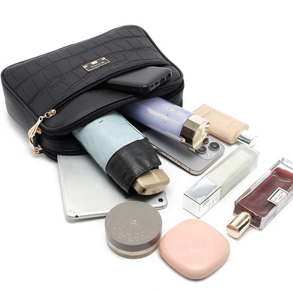 spring new simple high grade light luxury all match messenger bag