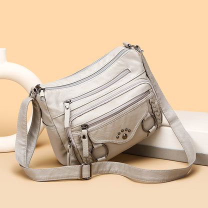 new mother bag pu soft leather advanced sense