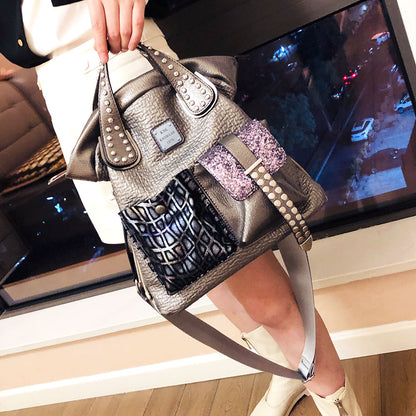 Retro Women's Large Capacity Leisure Trendy Bag