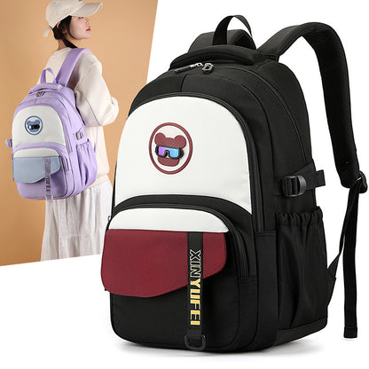 New Girls' Portable Burden Alleviation Good-looking Backpack