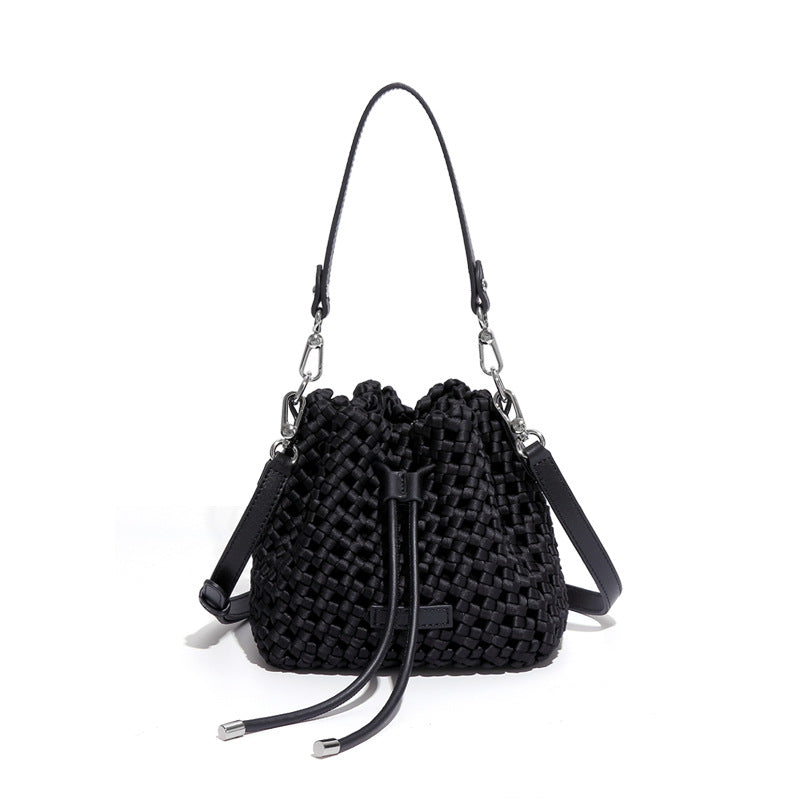 high grade windmill knot bucket bag hand woven