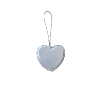 Red Lovely Heart-shaped Mini Wrist Bag