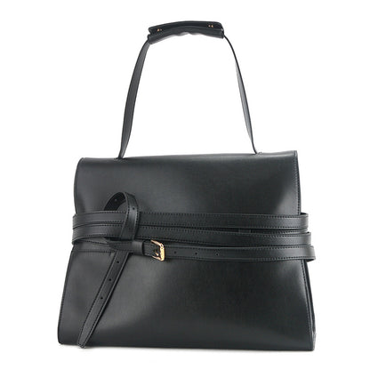 portable shoulder bag with buckle crossbody