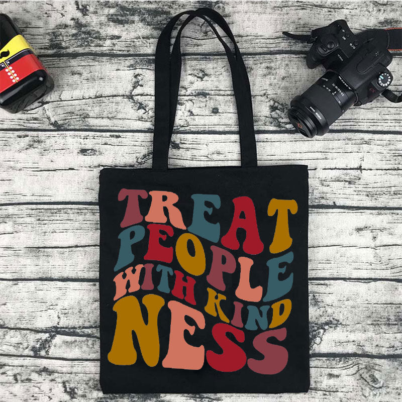 printed one shoulder folded bag shopping bag 1