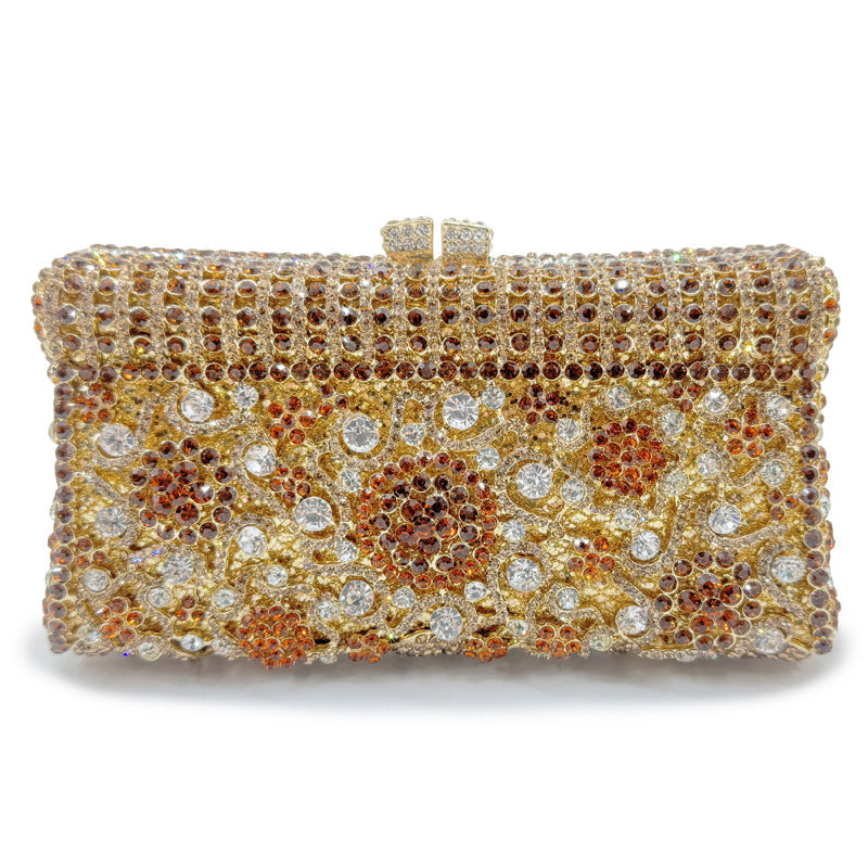 Handmade Spot Drill Dinner Bag Fashion Lady