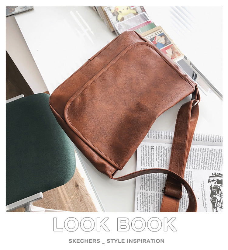 mens simplicity british style vintage messenger bag