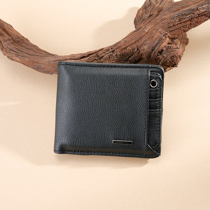 short wallet mens multi functional large capacity